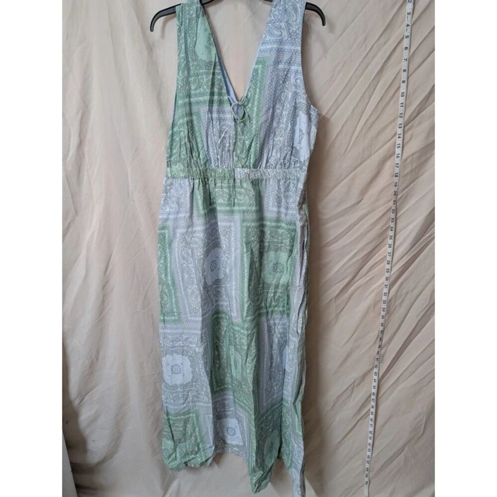 L Universal Thread Tie-Front V-Neck Maxi Dress